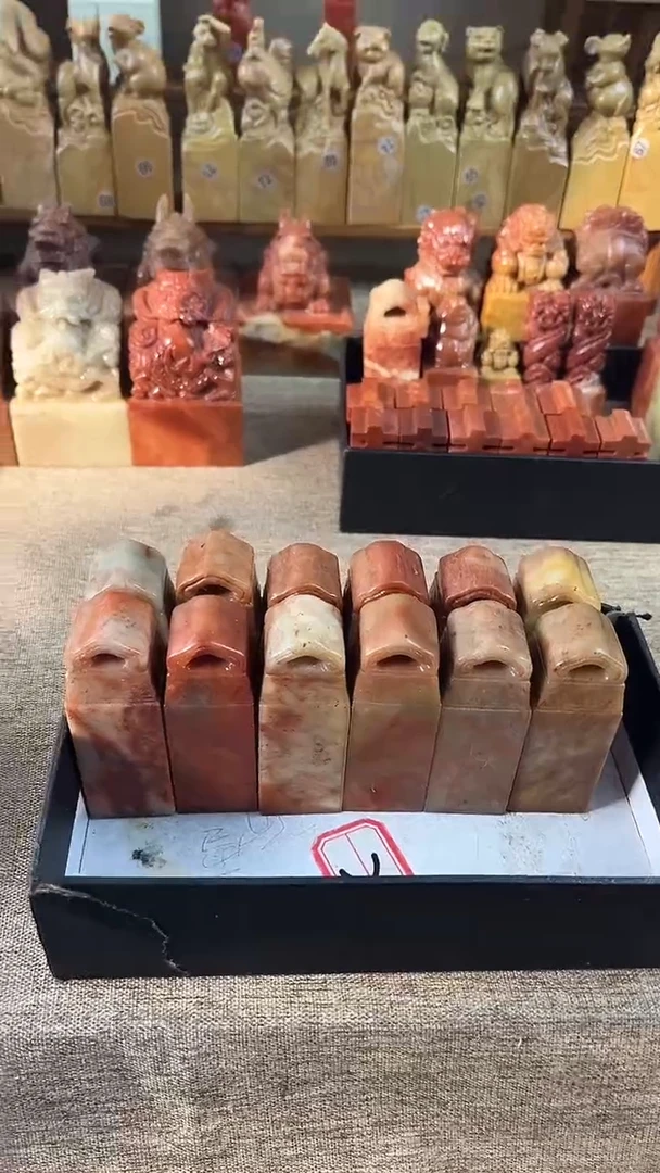 【闪购商品】老挝石1691寿山石博古瓦盖