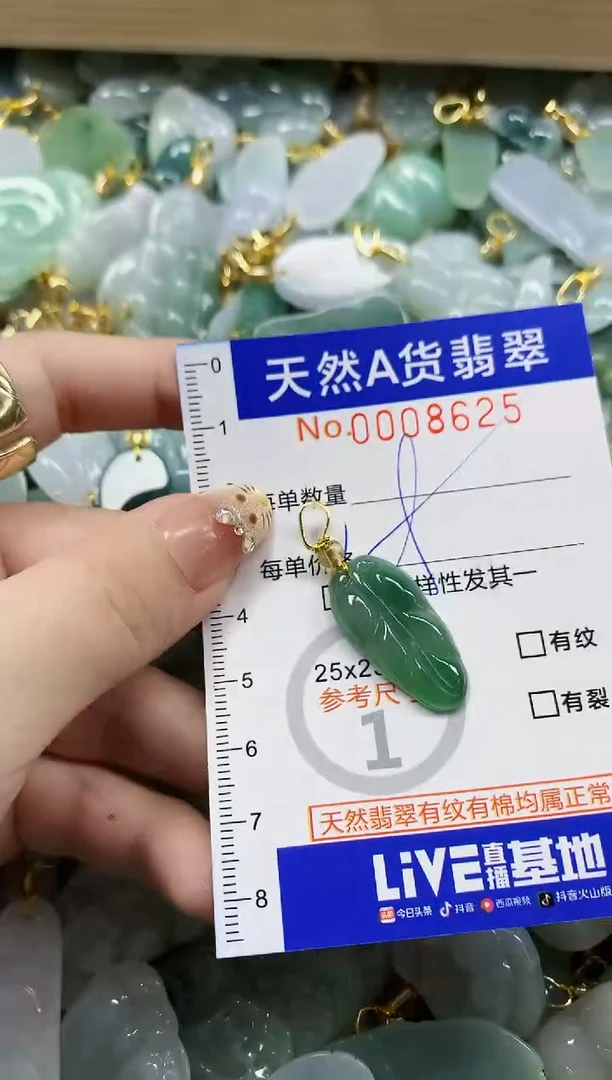 颈饰未镶嵌翡翠天然A货翡翠