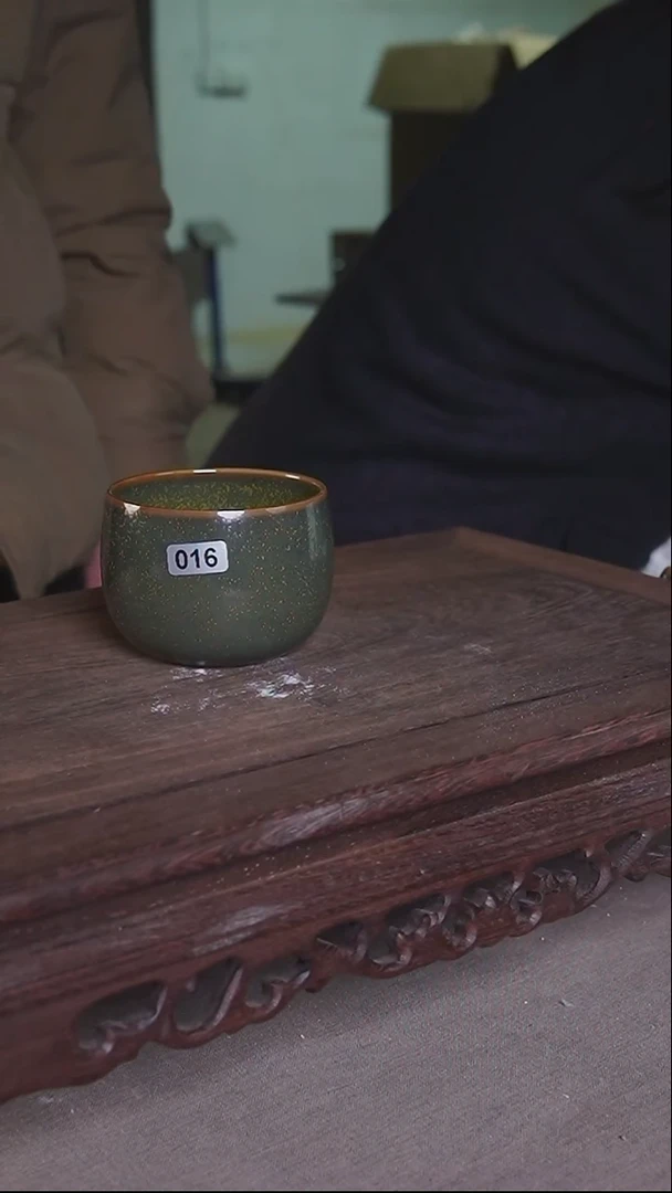 杯喂**喂016号茶叶沫洒金龙旦杯