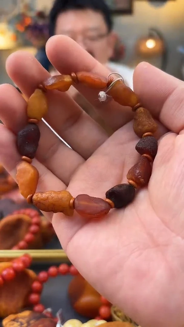 未镶嵌琥珀手串手串