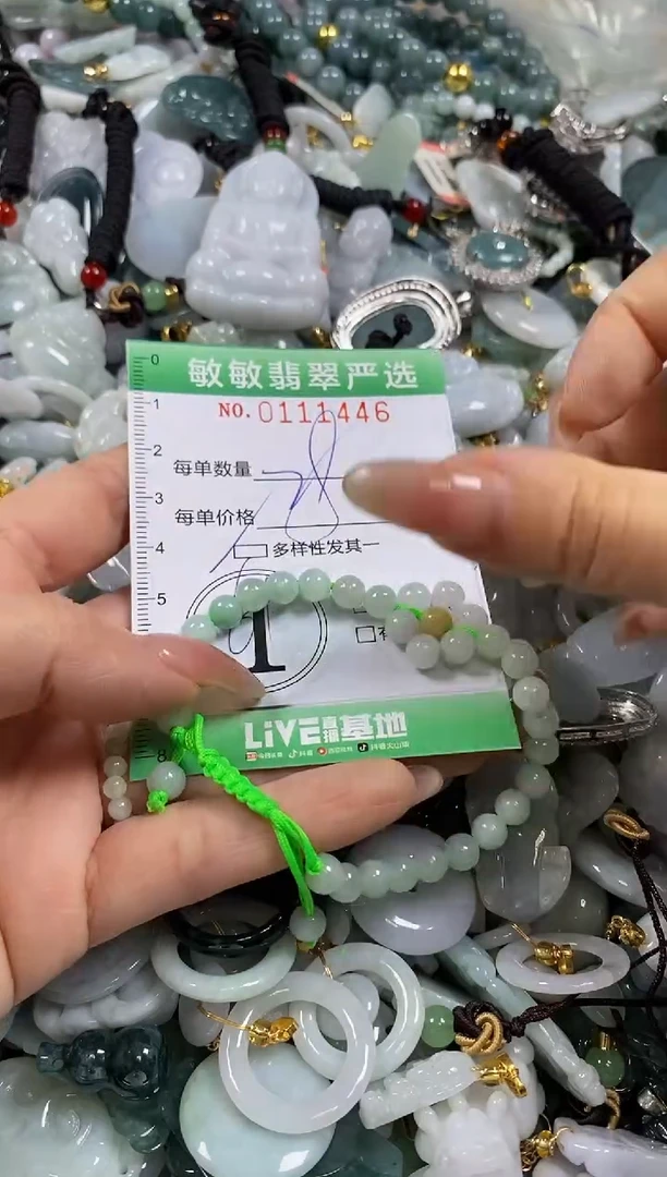 【闪购商品】翡翠颈饰未镶嵌闪购0111446多样性发其一