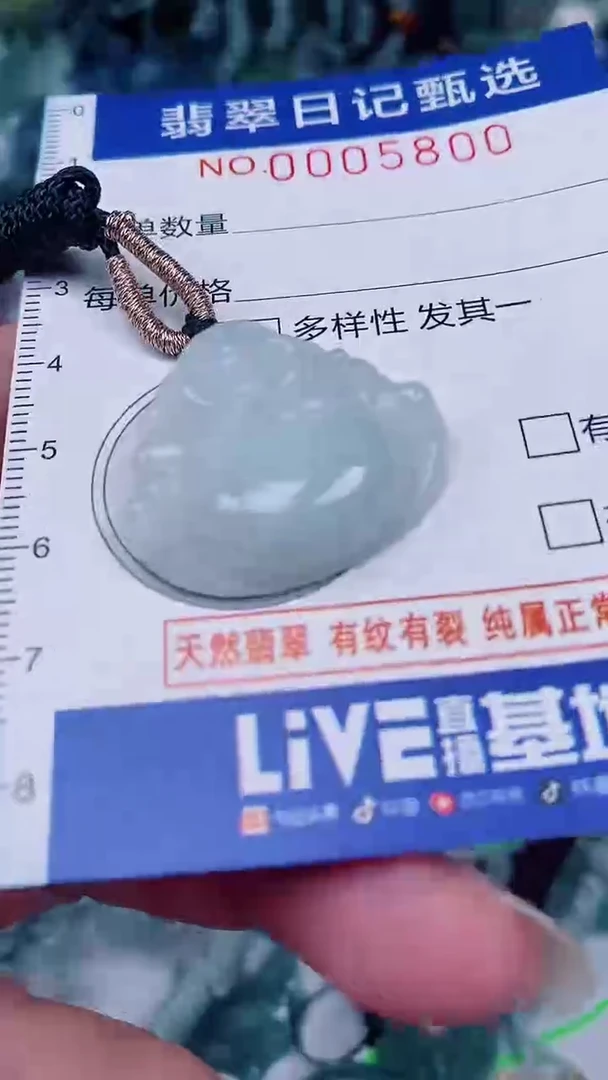 翡翠未镶嵌颈饰00005800