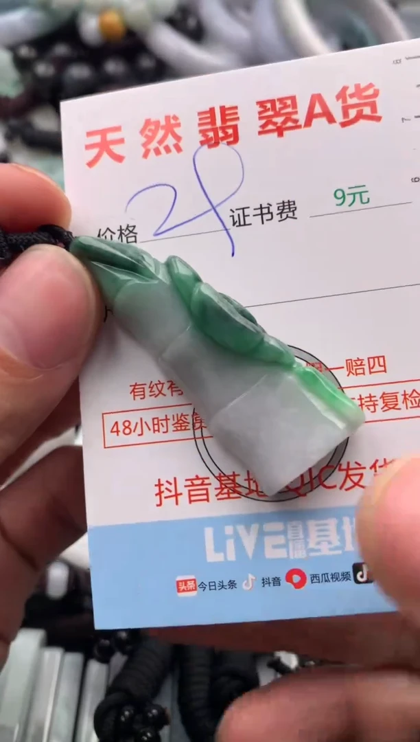 【闪购商品】翡翠吊坠(不含链)未镶嵌1