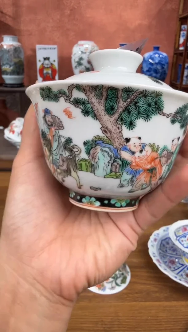 吴义松陶盟手绘陶瓷编码：