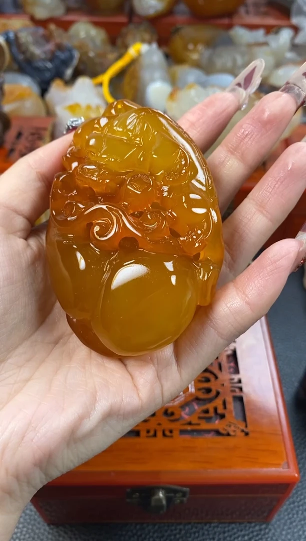 【闪购商品】玛瑙/玉髓手把未镶嵌1