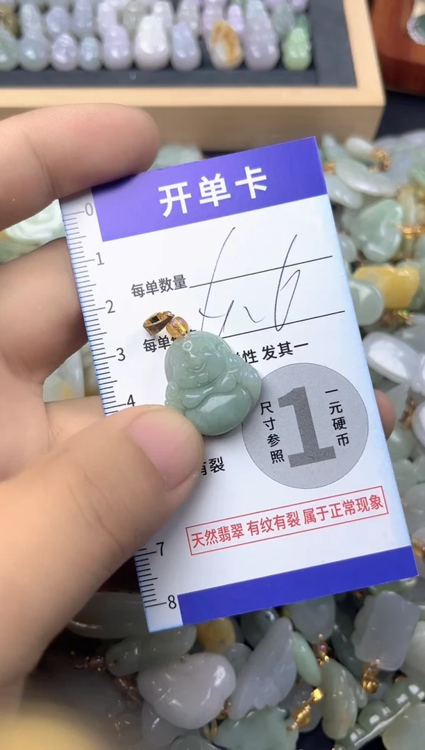 颈饰未镶嵌翡翠天然A货翡翠