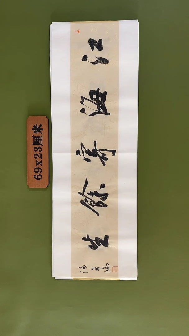 书法书法 张若鸿 尺寸69cm*23cm