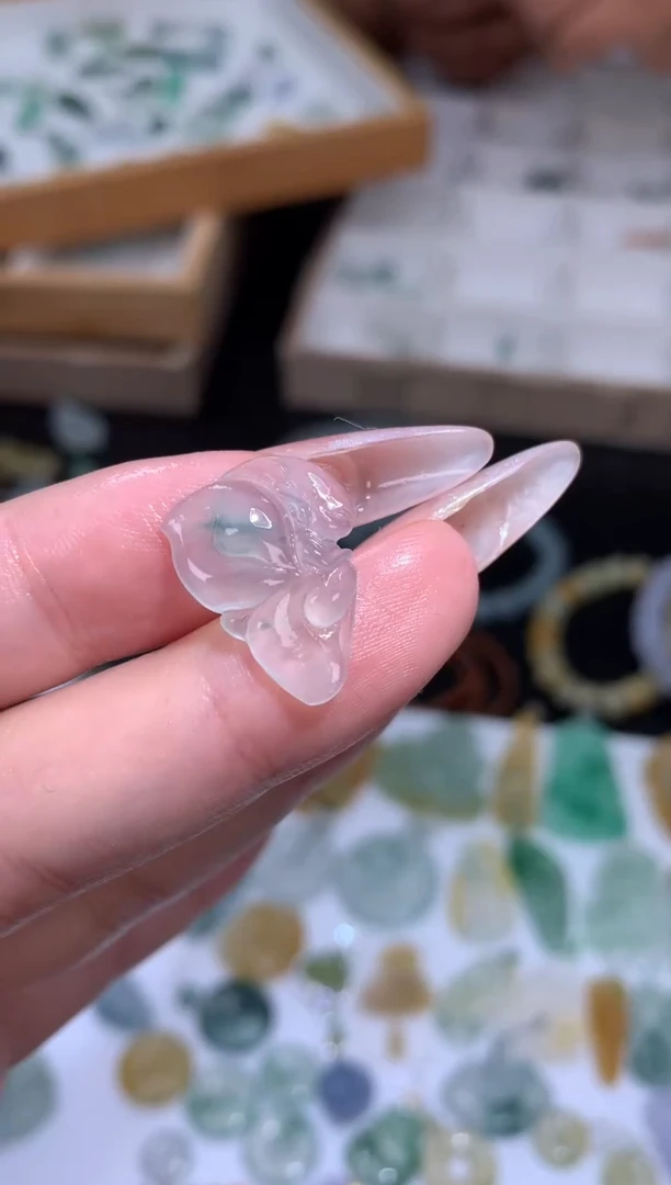 未镶嵌定制翡翠花仙子