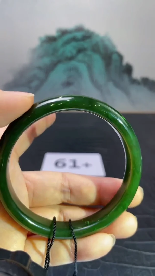 未镶嵌手镯和田玉（碧玉）星*61+