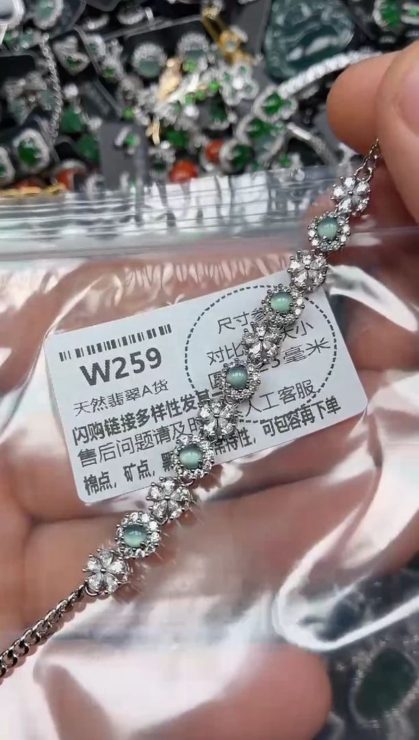 颈饰未镶嵌翡翠W259手链
