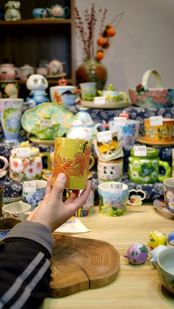 瓷片景德镇釉下彩手绘陶瓷