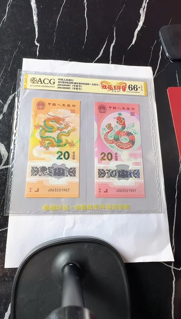 塑料2024 龙蛇全同号 一对 单张 如图  啊啊啊啊