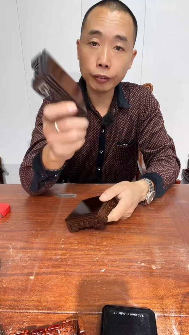 木买一送一非花细花底座黑10*10*3.6