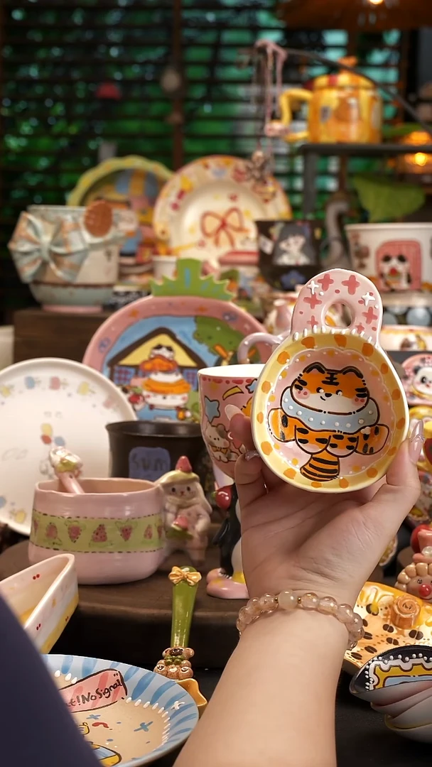 舒*【原创设计】景德镇手绘陶瓷