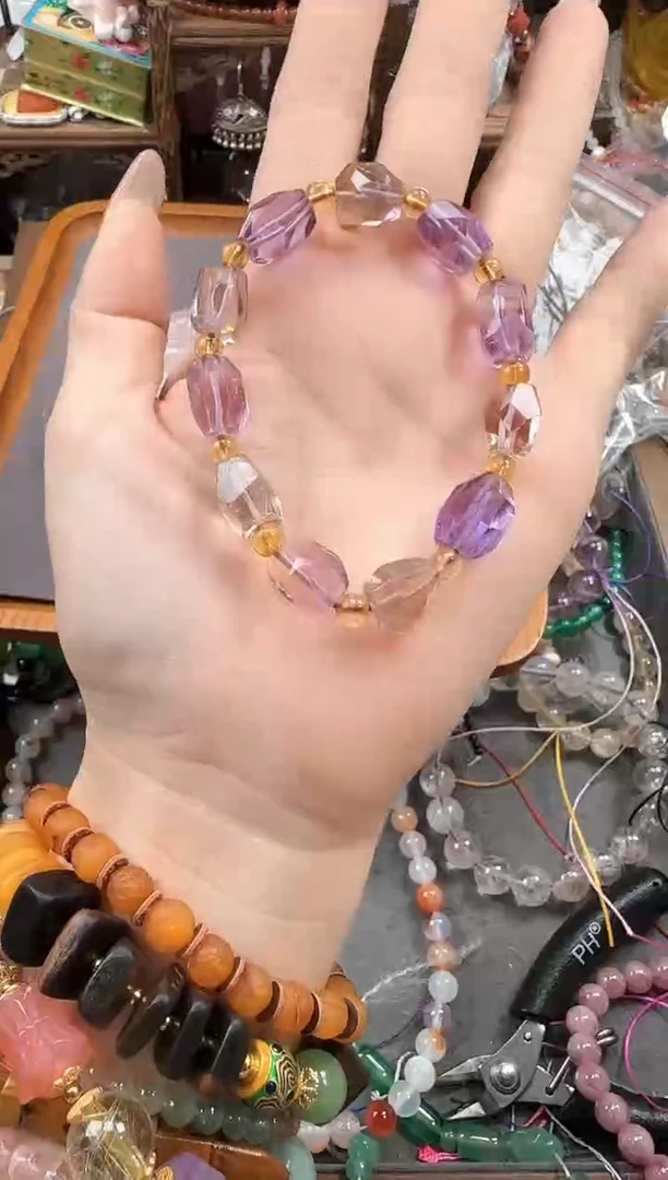 未镶嵌手链水晶十****）4654653645