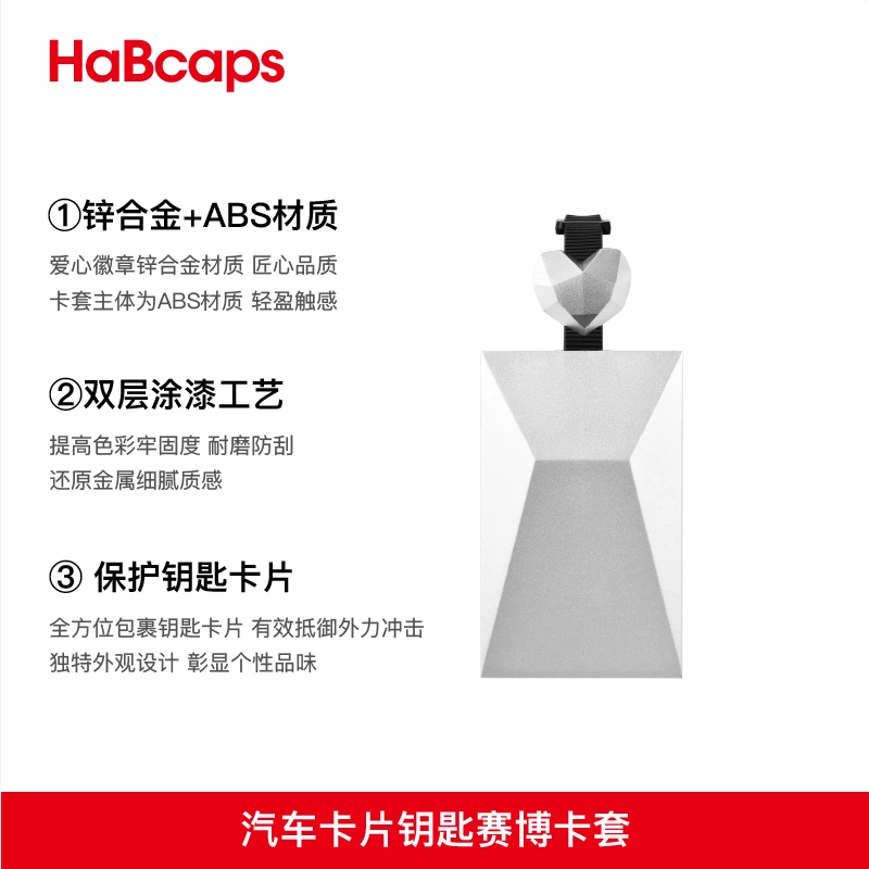 HABCAPS特斯拉小米SU7蔚来小鹏赛博卡套特斯拉钥匙套