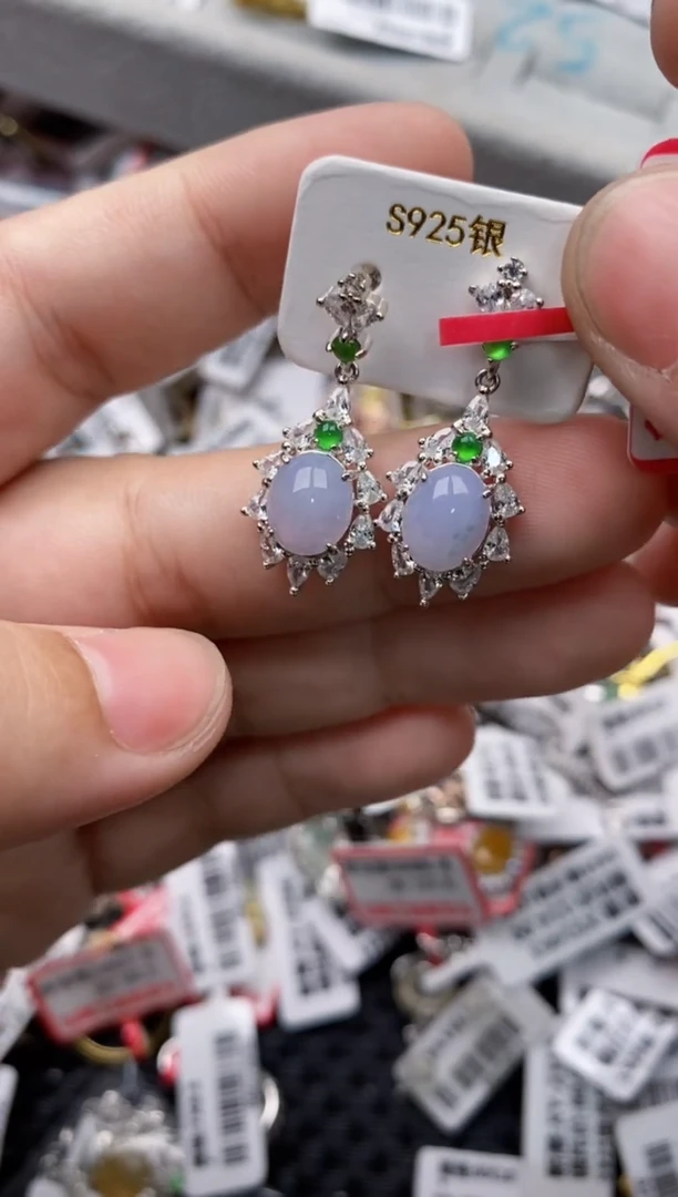 【闪购商品】翡翠戒指银S925镶嵌777777---7