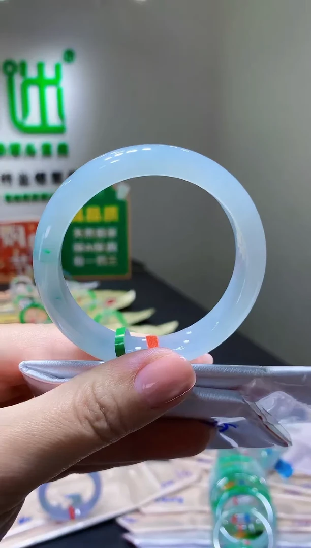 未镶嵌手镯翡翠K350天然A货缅甸翡翠56.1