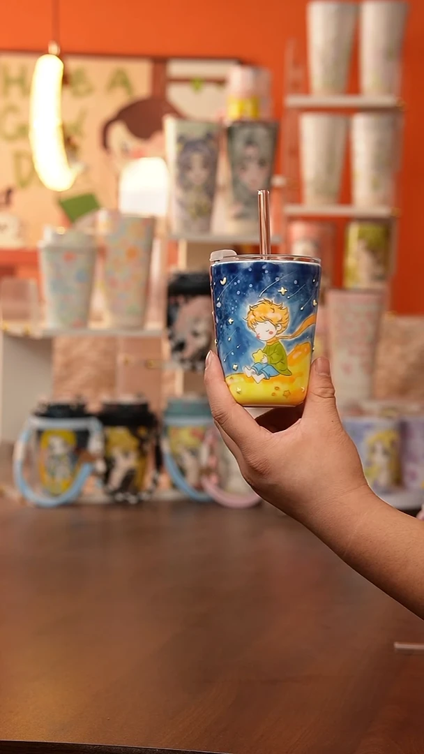 (玉泥）景德镇手工手绘文创陶瓷杯