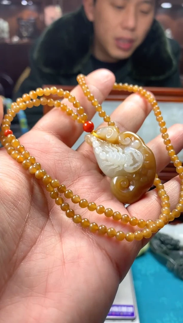 颈饰未镶嵌和田玉拍一发一