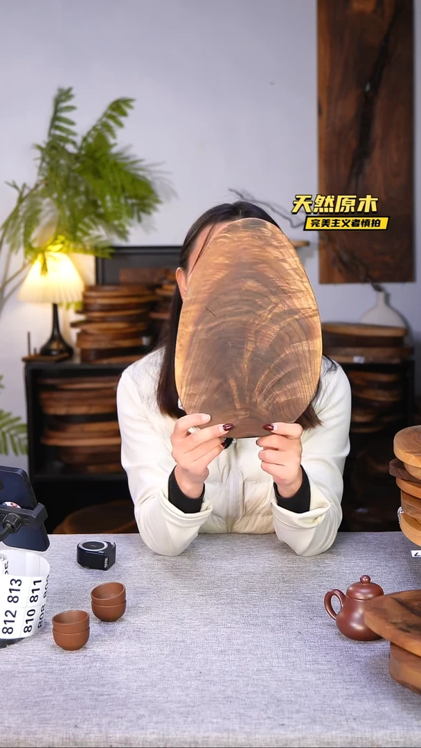 木北美黑胡桃原木.干裂疤结不属于商品质量问题完美主义者慎拍
