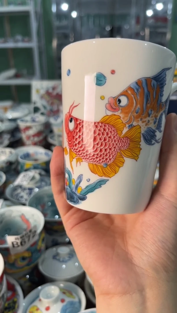 昨明景德镇陶瓷：马克杯