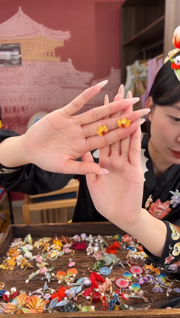 【闪购商品】刺绣苏绣世家非遗手工（耳环）