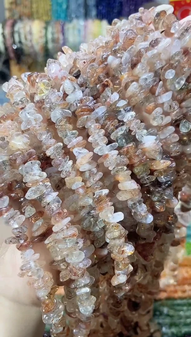 未镶嵌珠宝半成品水晶黑金超七