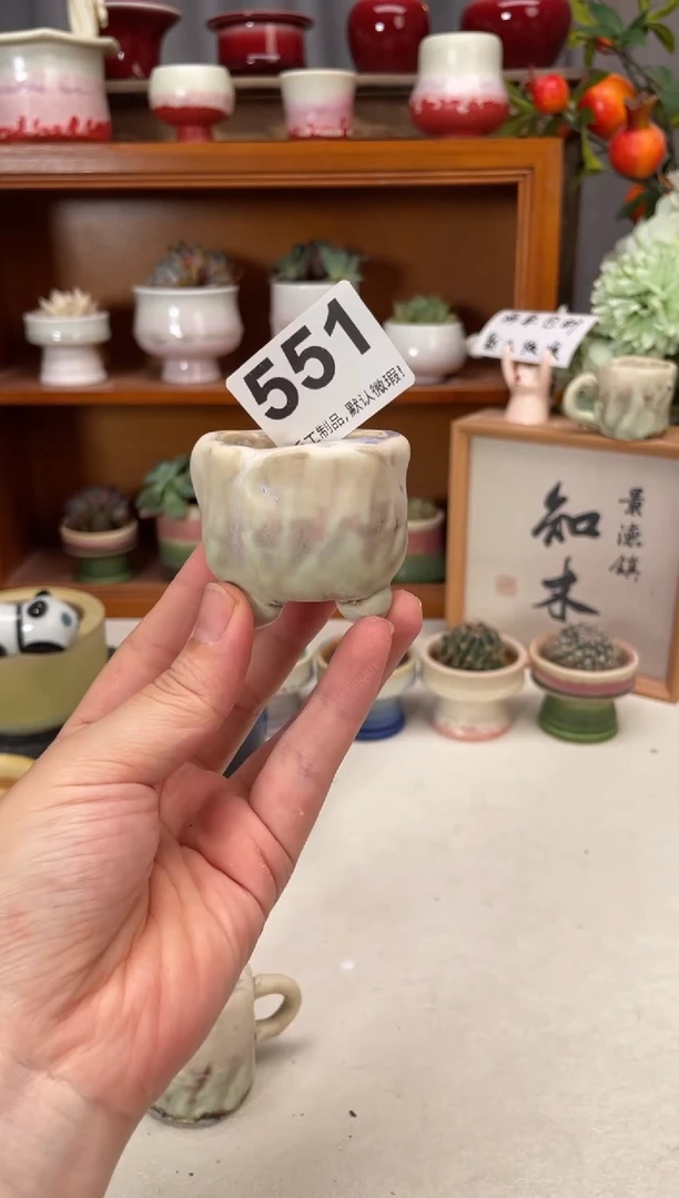 瓷片551知木小芳花盆