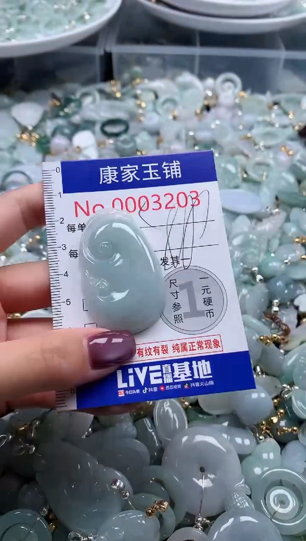 翡翠未镶嵌吊坠(不含链)3203