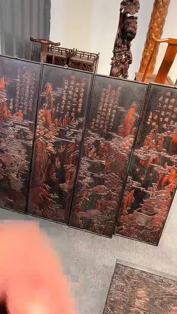 昕****平山水挂壁山水