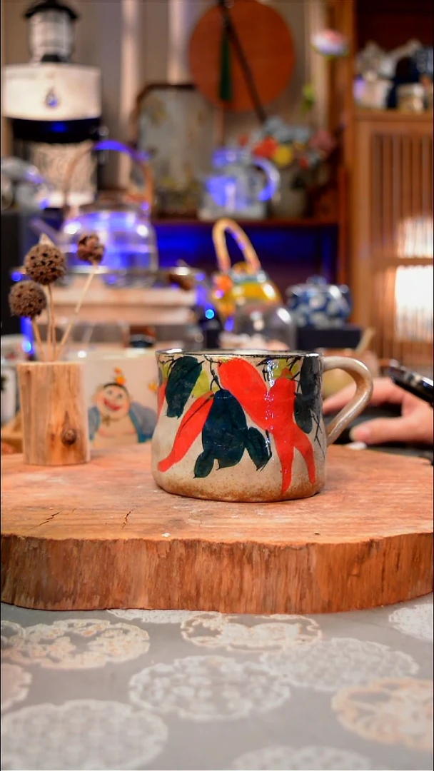 【闪购商品】杯子辣椒手工手绘手工手绘