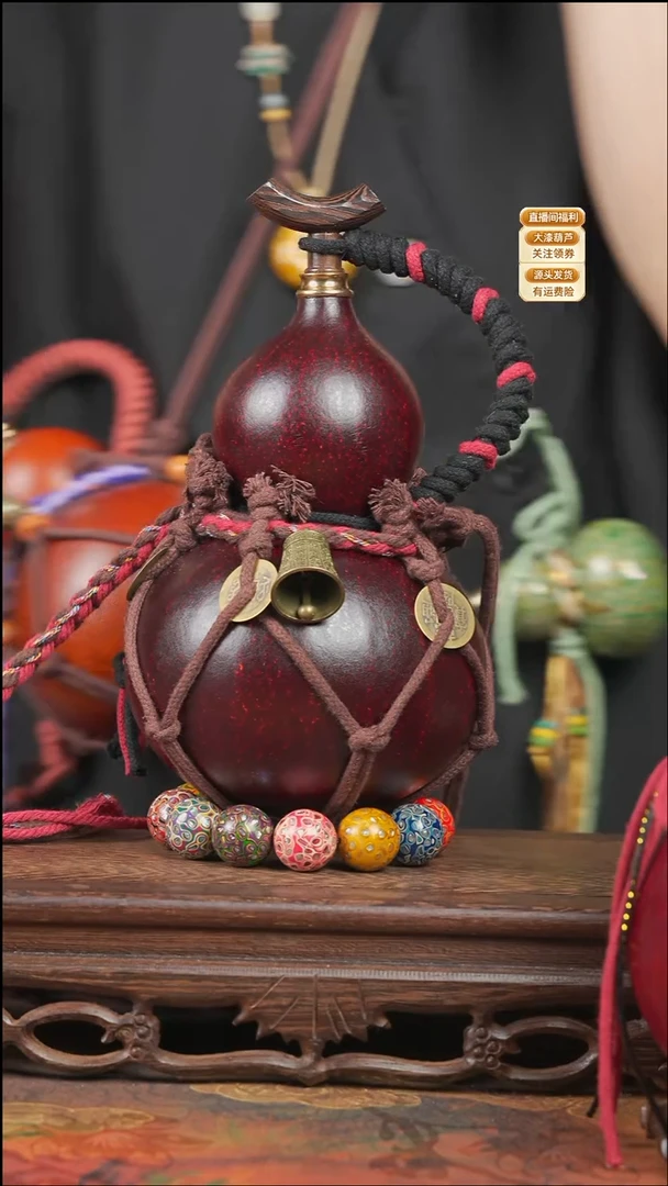 WA142网兜款葫芦+贡木手串