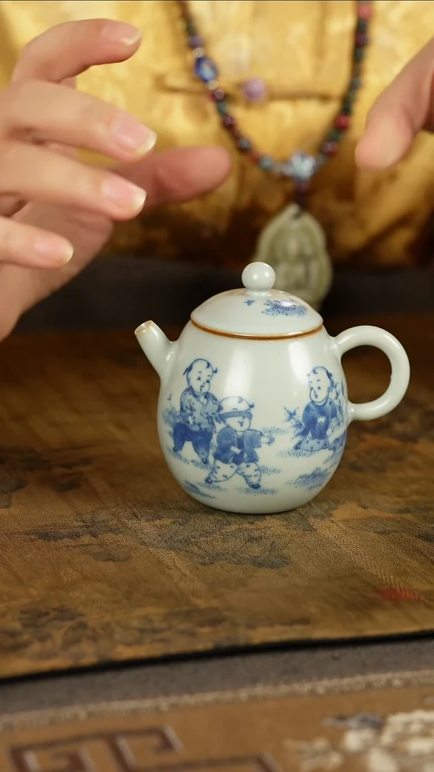 萤**眠善窑厂汝窑主人杯