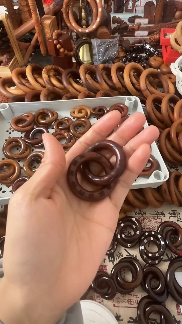 枣木乾坤圈桃木25圈口一物一拍