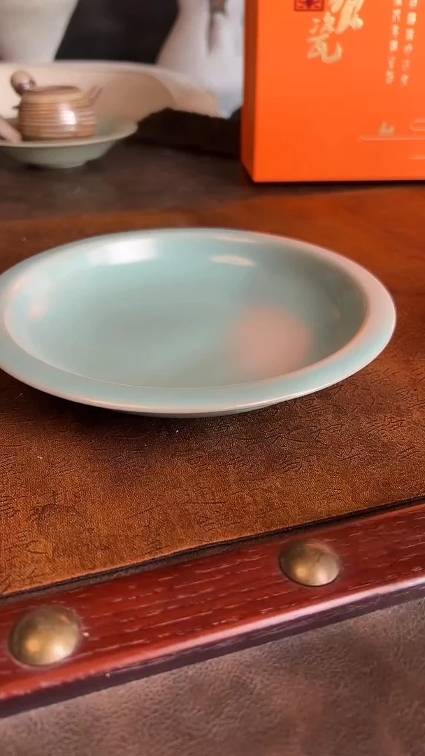 壶承 拾汝 天青（古乐青）（微瑕）