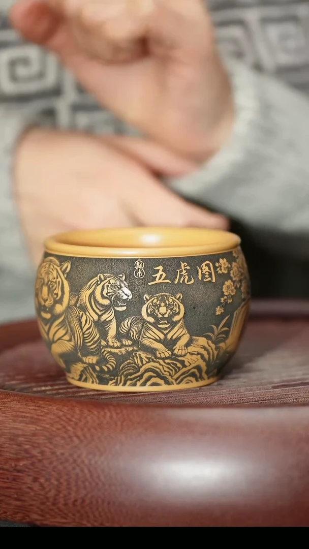 茶杯紫砂紫砂主人杯福利放漏