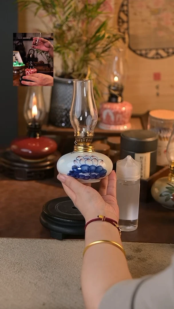 景德镇陶瓷香薰灯摆件