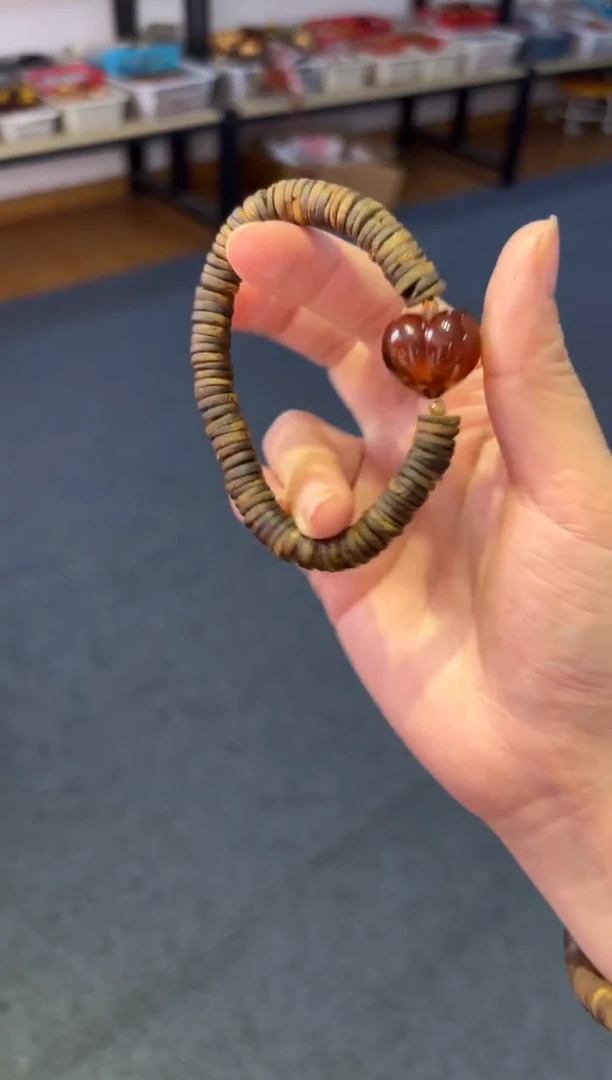 吊坠菩提根/象牙果皮* 老粉福利2号松松双圈