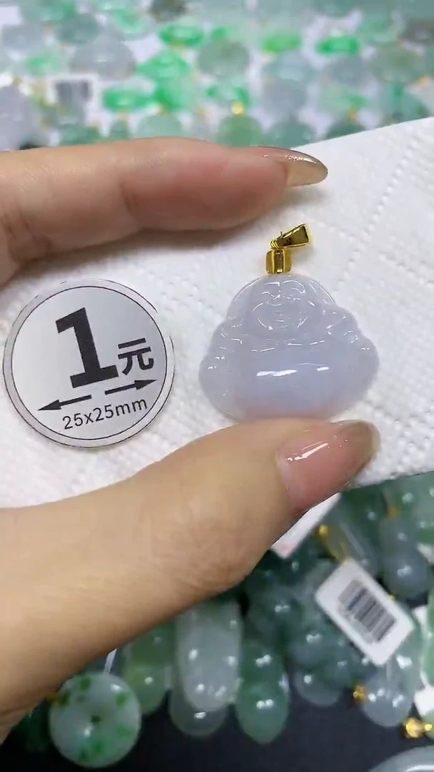 颈饰未镶嵌翡翠天然翡翠A货