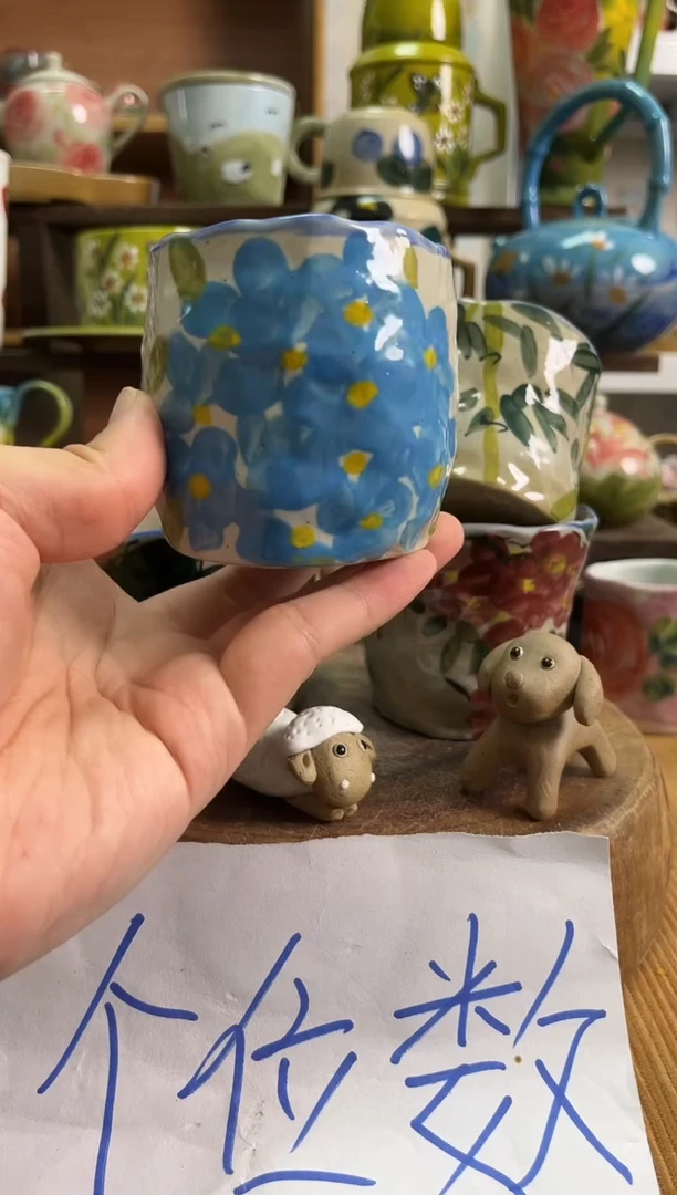杯子景德镇手工手绘陶瓷