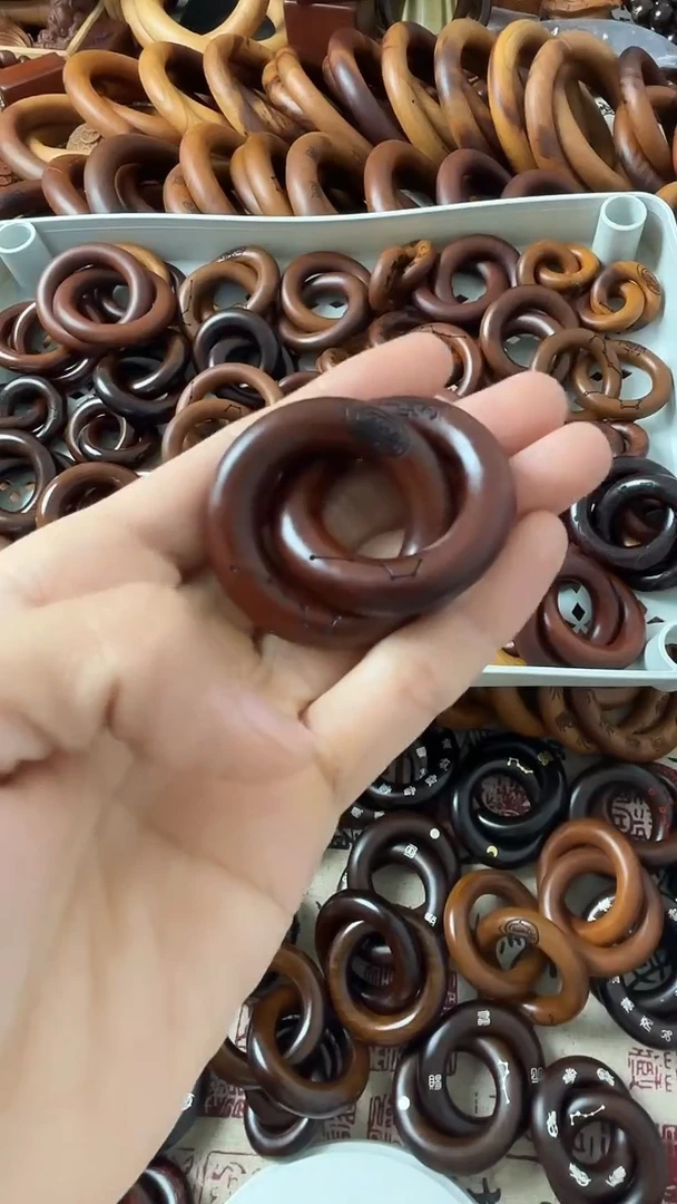 枣木乾坤圈枣木25圈微瑕一物一拍