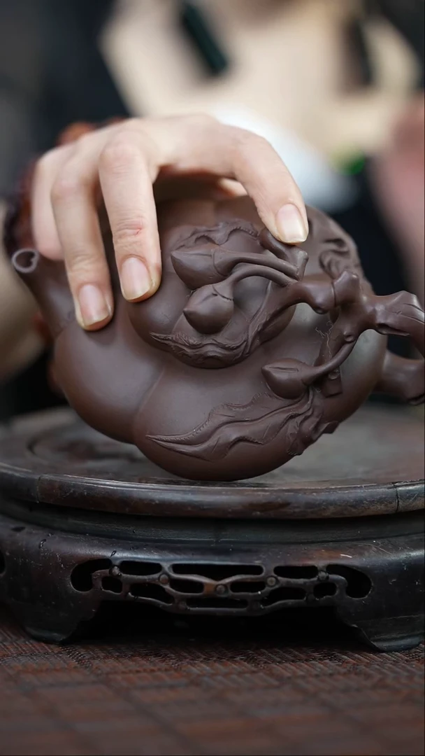 茶壶紫砂宜兴岁颐传砂原矿全手12