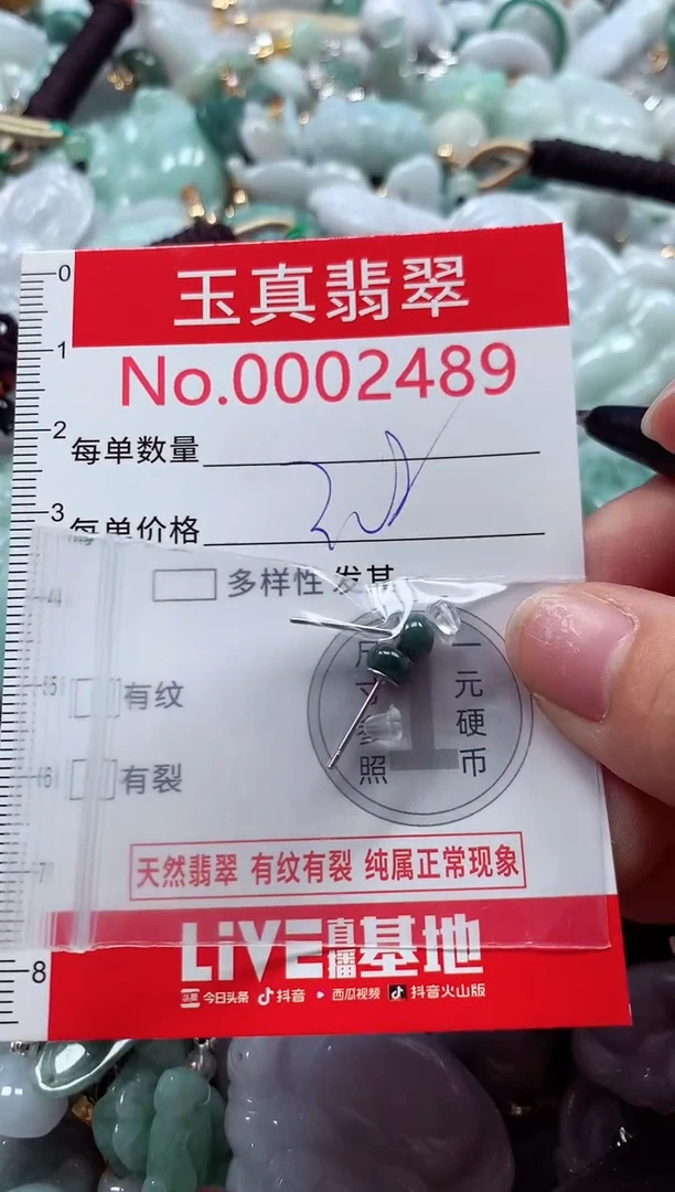 吊坠(不含链)未镶嵌翡翠2489