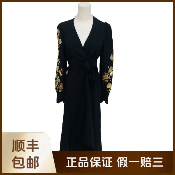 妃鱼/汤里柏琦/粘胶纤维/连衣裙/95新/沐七22