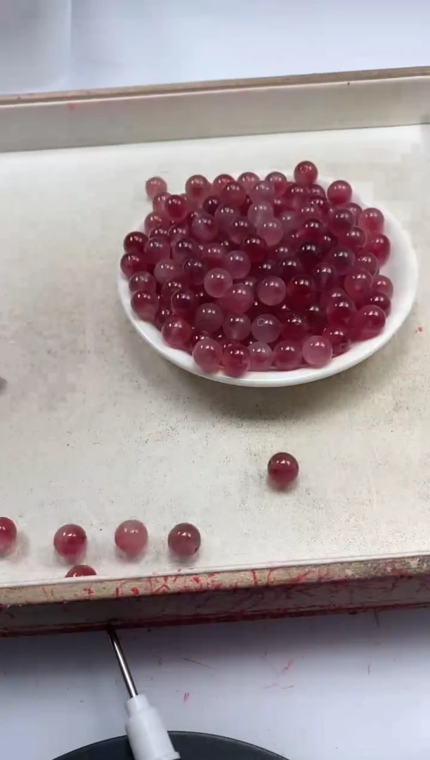 【闪购商品】玛瑙/玉髓颈饰未镶嵌w492桃花玉10mm*20颗