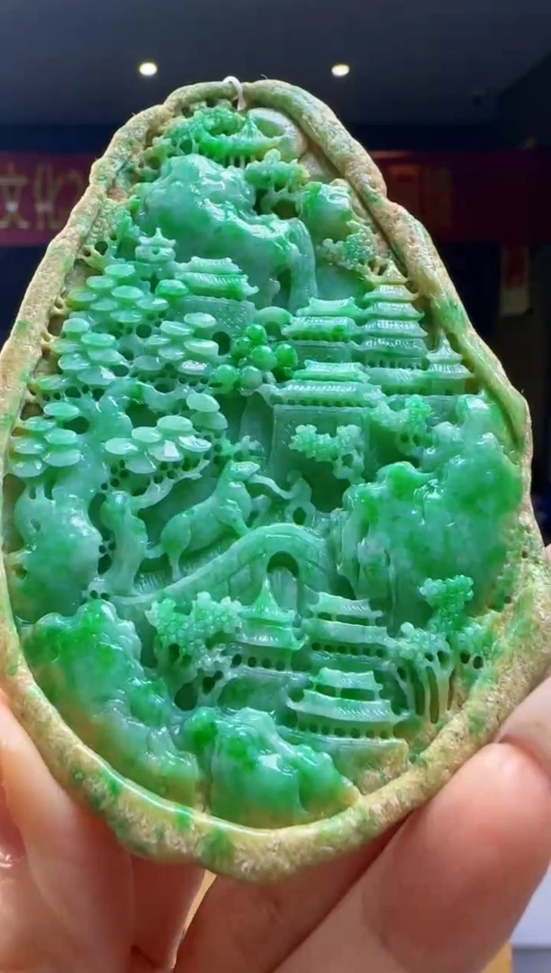 翡翠未镶嵌颈饰底座YJ@@960Q7J04243