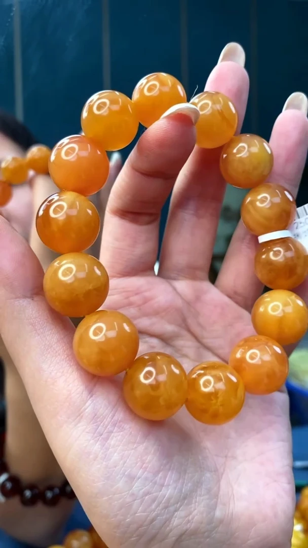 裸石琥珀未镶嵌12/24多样性发其一16