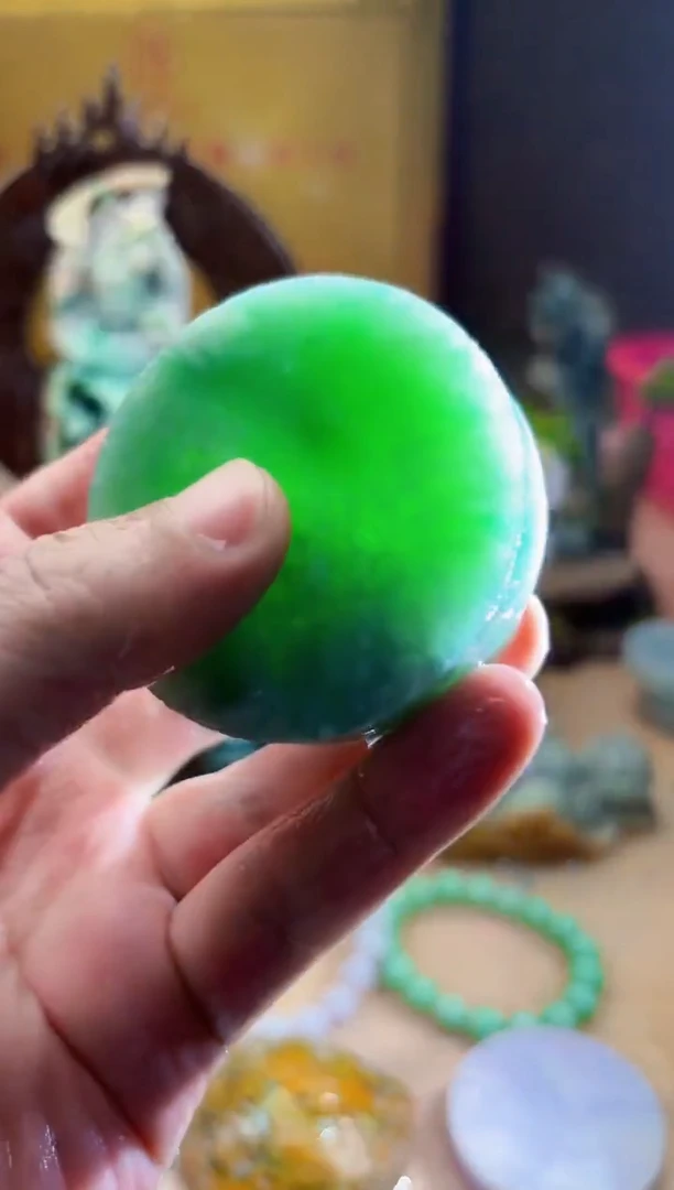 未镶嵌挂件翡翠A货张麦5448