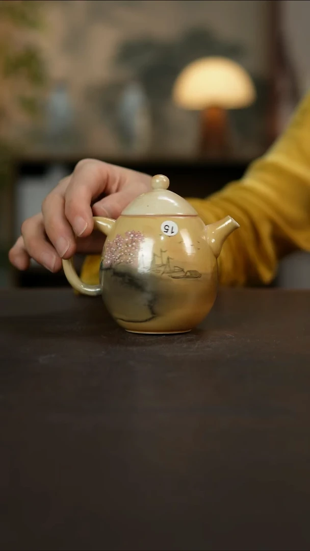 杯景德镇陶瓷杯碗柴烧多人